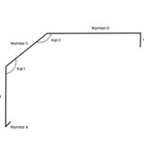 Pas nadrynnowy łamany z zagięciem w dół - szkic